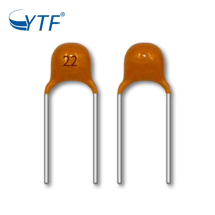 50V 22P Capacitor Chip Yellow Multilayer Ceramic Capacitors Component